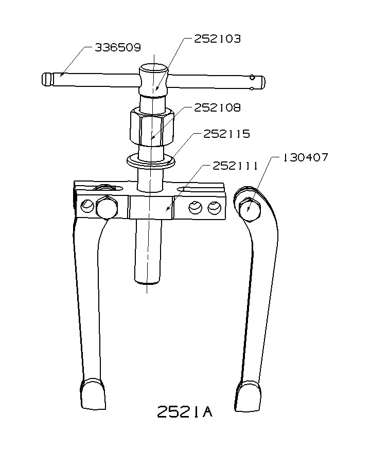 PUENTE EXTRACTOR MECÁNICO INTERIOR FORZA SERIE 2500